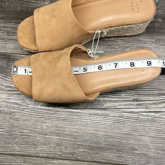 Women's Mavis Espadrille Mule Wedges - A New Day - Picture 8 of 8